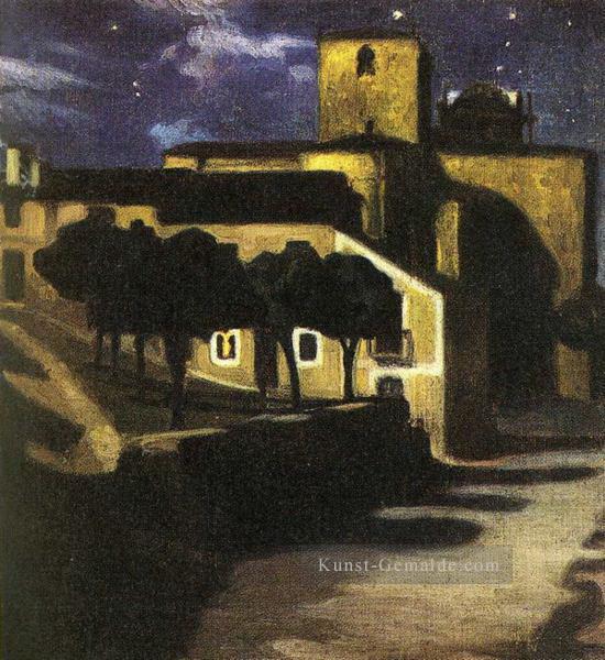 Nachtszene in Avila 1907 Diego Rivera Ölgemälde